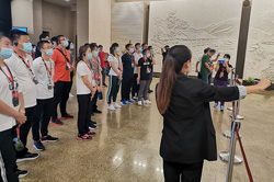 西柏坡現場教學